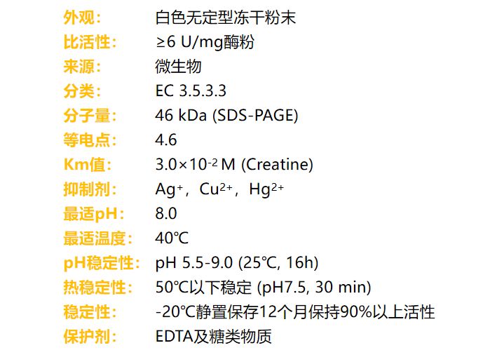 【生化诊断原料酶】肌酸脒基水解酶插图